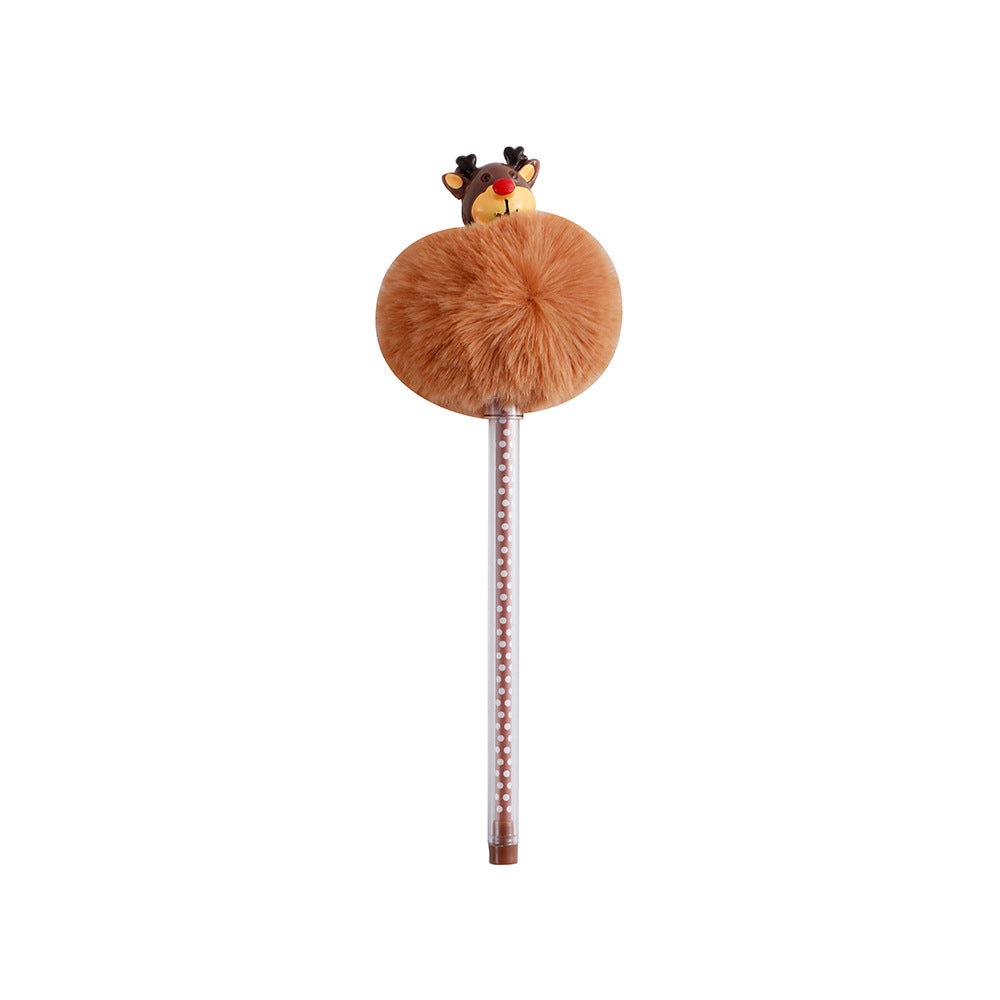 Wholesale Christmas Series Plush Ballpoint Pen